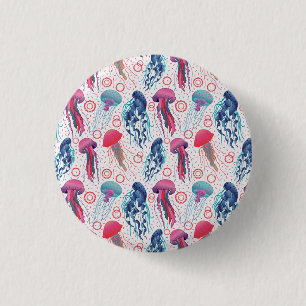Badge Rond 2,50 Cm Poissons de gelée colorée