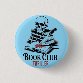 Badge Rond 2,50 Cm Polar Thriller du Club de Lecture