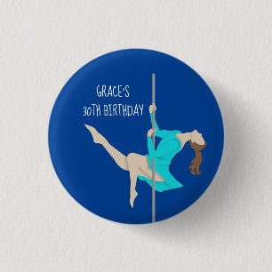 Badge Rond 2,50 Cm Pole Fitness