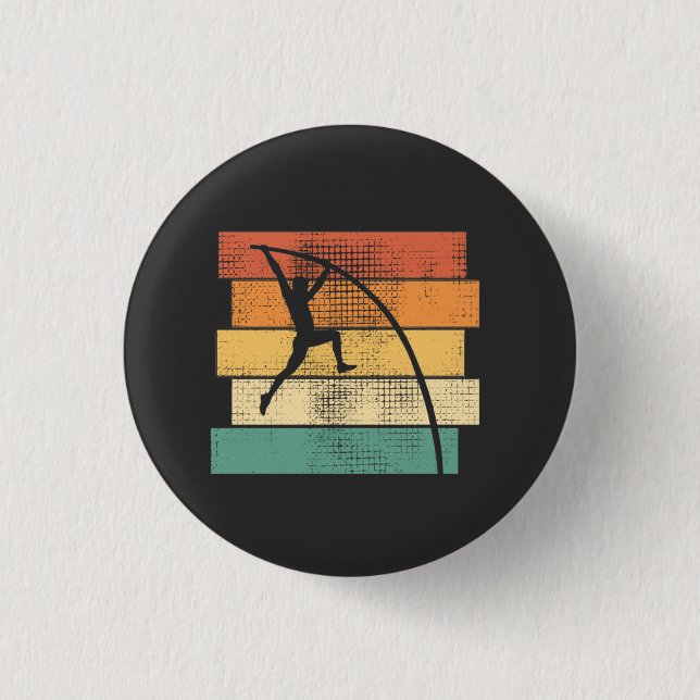 Badge Rond 2,50 Cm Pôle voûté Rétro (Devant)