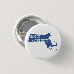 Badge Rond 2,50 Cm Police De Texte Bleu Blanc En Forme Dans Le Massac