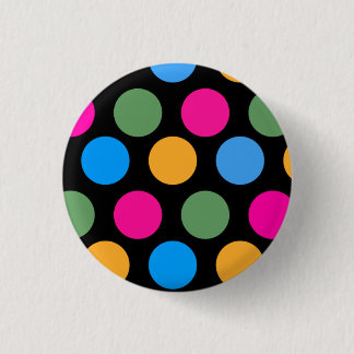 Badge Rond 2,50 Cm Polka d'Uber