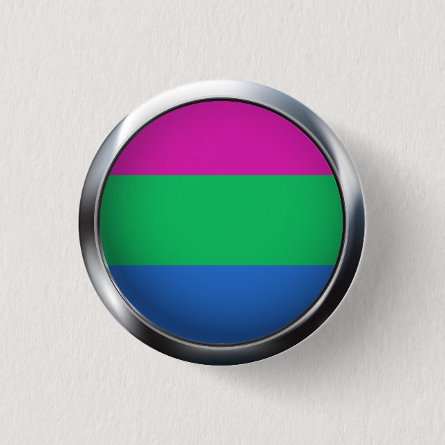 Badge Rond 2,50 Cm Polysexuel (Devant)