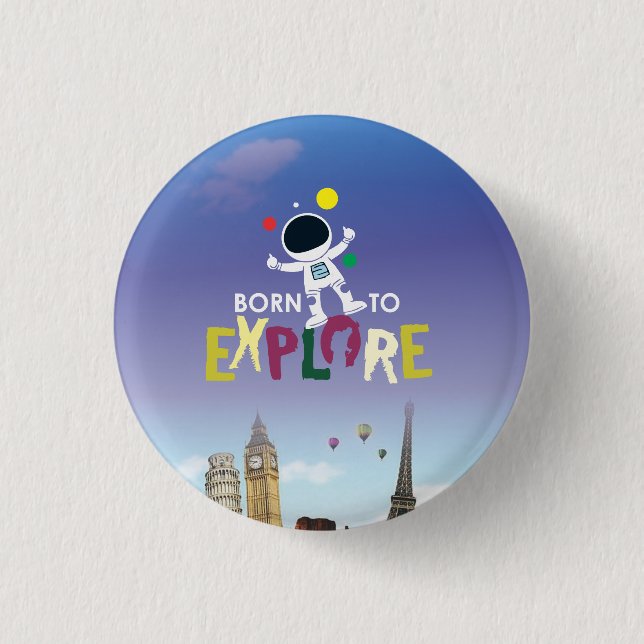 Badge Rond 2,50 Cm Porte-clés (Devant)