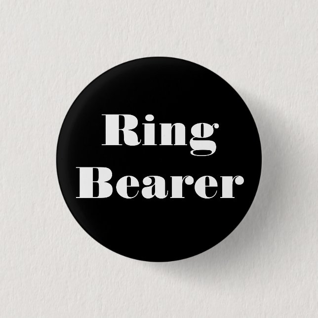 Badge Rond 2,50 Cm Porteur de l'anneau (Devant)