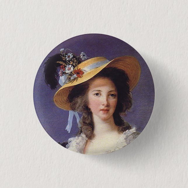 Badge Rond 2,50 Cm Portrait de l'Aristocrate français (Devant)