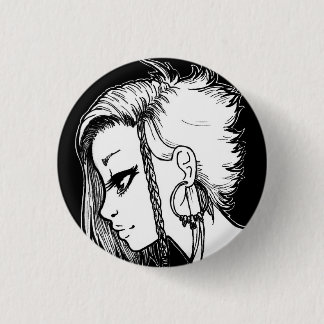 Badge Rond 2,50 Cm Portraits d'encre (Panya)