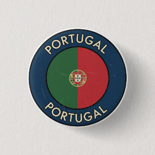 Badge Rond 2,50 Cm Portugal