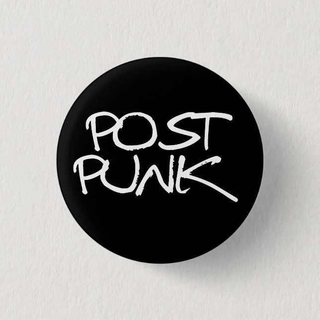 Badge Rond 2,50 Cm Post Punk Button (Devant)