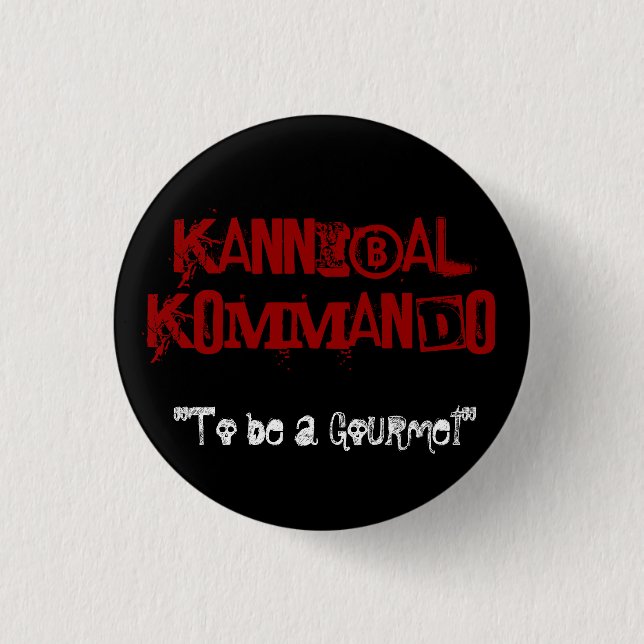 Badge Rond 2,50 Cm "Pour être un gastronome " (Devant)