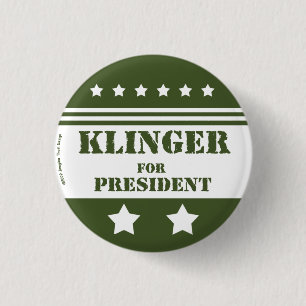 Badge Rond 2,50 Cm Pour le Président Klinger