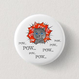 Badge Rond 2,50 Cm POWCat Tote Bag