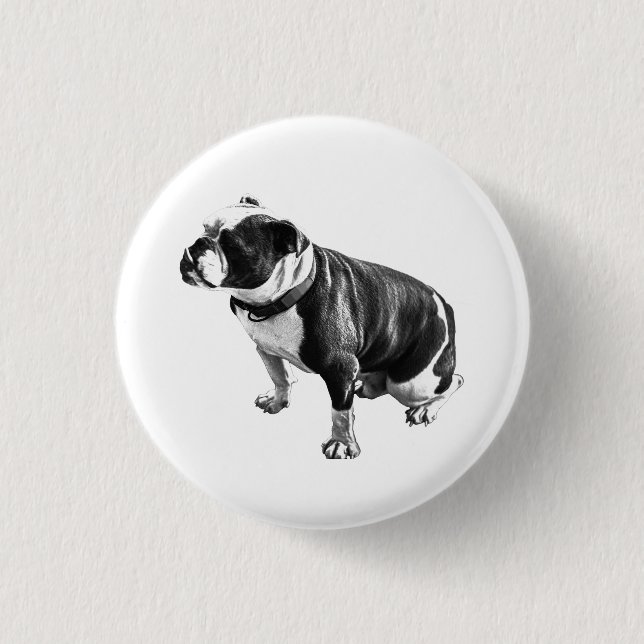 Badge Rond 2,50 Cm Présent et Patient (Devant)