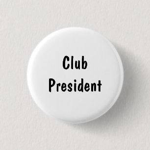 Badge Rond 2,50 Cm Président du club