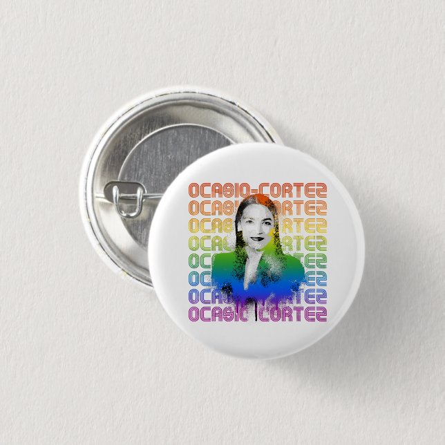 Badge Rond 2,50 Cm Pride AOC rétro (Devant & derrière)