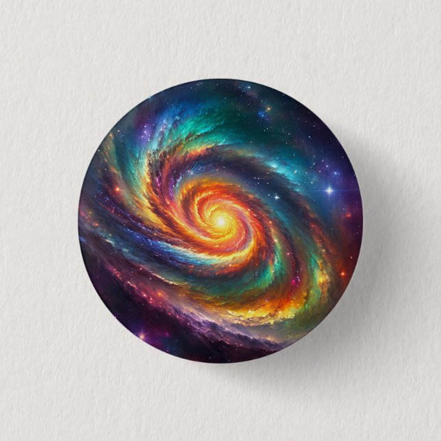 Badge Rond 2,50 Cm Pride Galaxy -  (Devant)