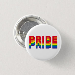 Badge Rond 2,50 Cm Pride lgbt lgbtq queer gay rainbow couleurs rétro