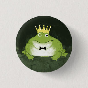 Badge Rond 2,50 Cm Prince de grenouille
