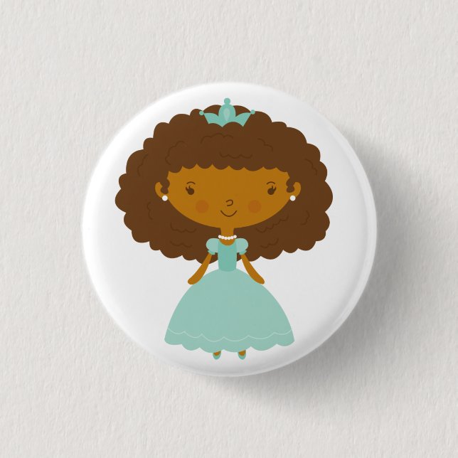Badge Rond 2,50 Cm Princesse (Devant)