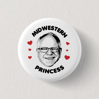 Badge Rond 2,50 Cm Princesse du Midwest