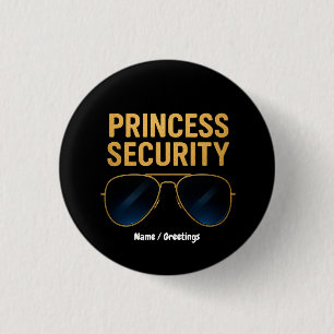 Badge Rond 2,50 Cm Princesse Sécurité Magique Halloween fête d'annive