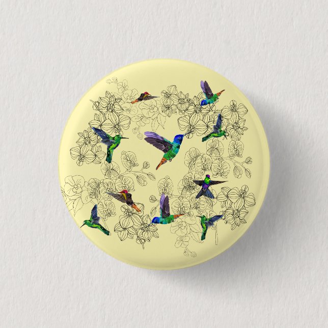 Badge Rond 2,50 Cm Printemps (Devant)