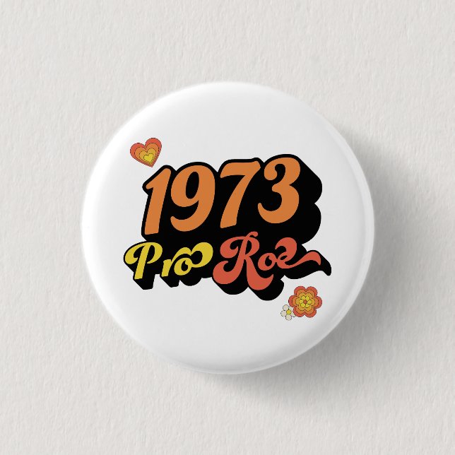 BADGE ROND 2,50 CM PRO ROE 1973 (Devant)