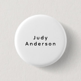 Badge Rond 2,50 Cm Professionnel Simple Moderne Élégant Votre Nom