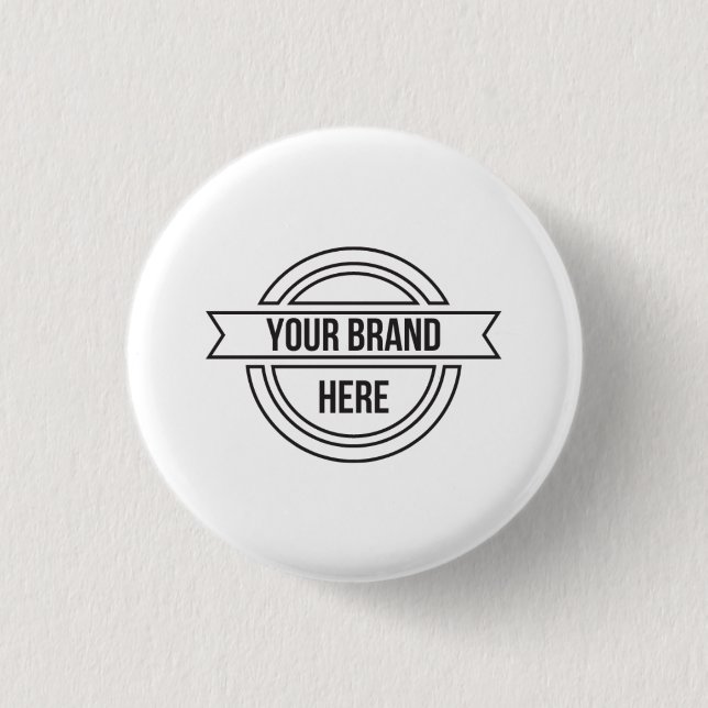 Badge Rond 2,50 Cm Promotion de logo professionnel personnalisé (Devant)