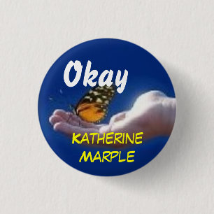 Badge Rond 2,50 Cm Promouvez Katherine Marple