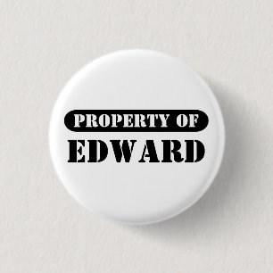 Badge Rond 2,50 Cm Propriété de Edward Button