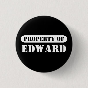 Badge Rond 2,50 Cm Propriété de Edward Button