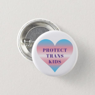 BADGE ROND 2,50 CM PROTECT TRANS KIDS BUTTON