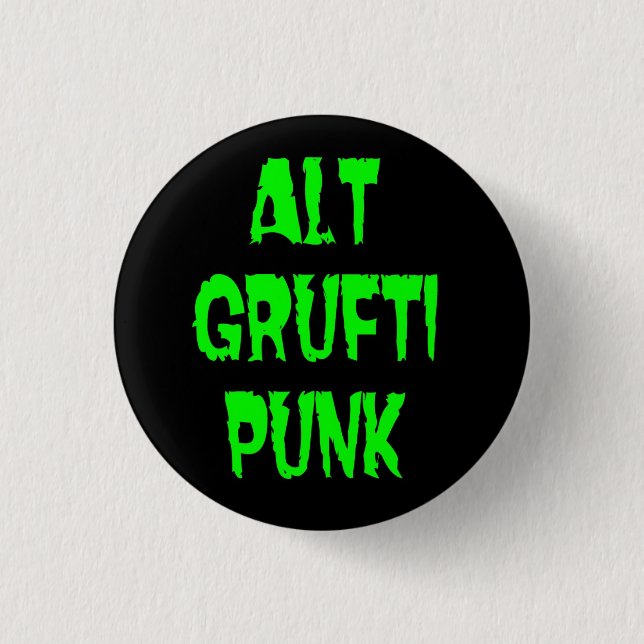 Badge Rond 2,50 Cm Punk d'Altgruftipunk (Devant)