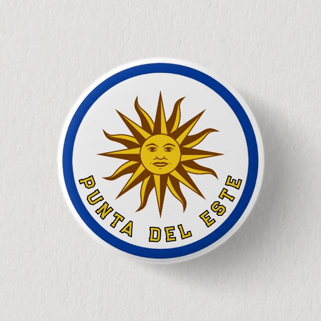 Badge Rond 2,50 Cm Punta del Este, Uruguay (Devant)