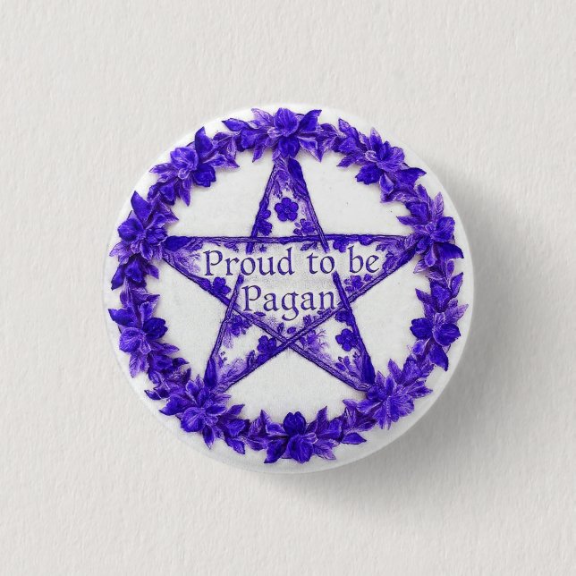 Badge Rond 2,50 Cm PurplePaganPride (Devant)