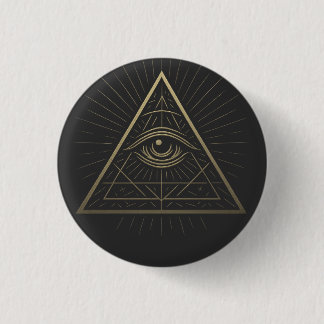 Badge Rond 2,50 Cm Pyramide mystique — L'oeil de la Providence