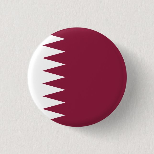Badge Rond 2,50 Cm Qatar Flag (Devant)
