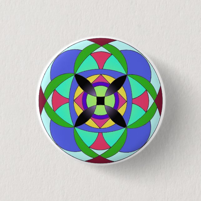 Badge Rond 2,50 Cm quadratos (Devant)