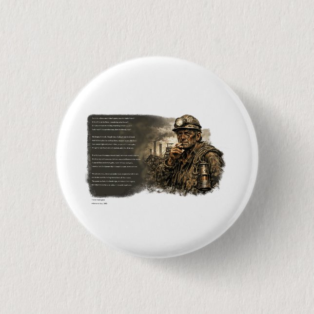 Badge Rond 2,50 Cm Quand les fosses se turent (Devant)