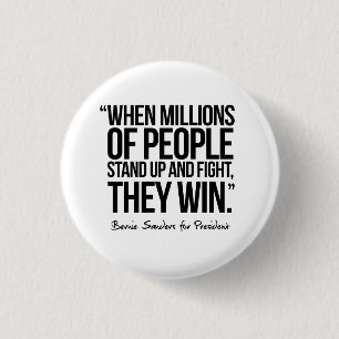 Badge Rond 2,50 Cm Quand les millions de personnes se lèvent -
