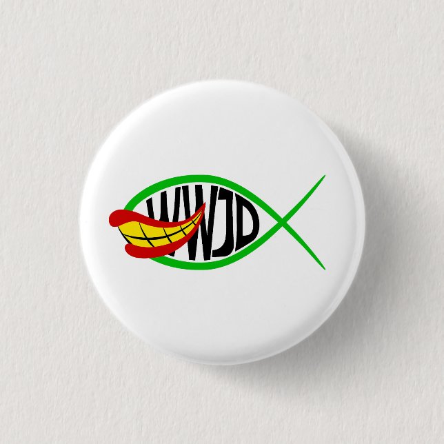 Badge Rond 2,50 Cm Que ferait Joker ? (Devant)