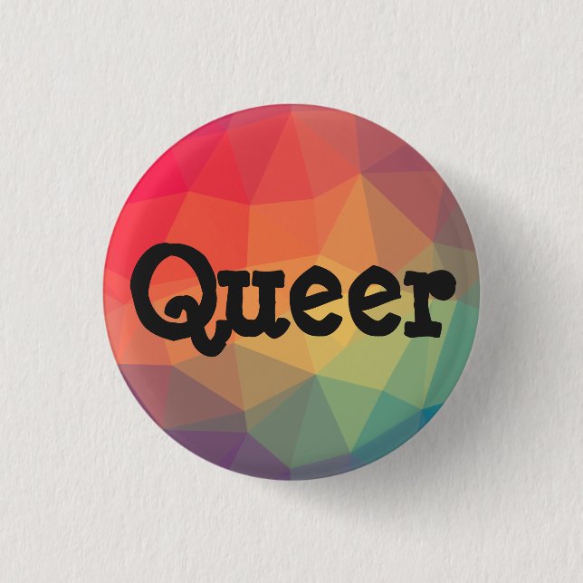 Badge Rond 2,50 Cm Queer (Devant)