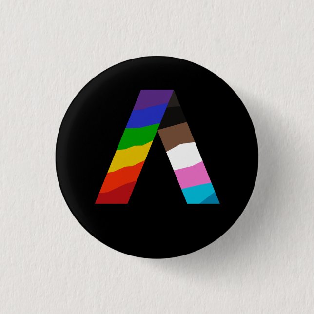 Badge Rond 2,50 Cm Queer Ally Pin (Devant)