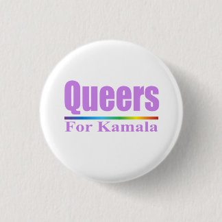 Badge Rond 2,50 Cm Queers pour Kamala / Kamala Harris