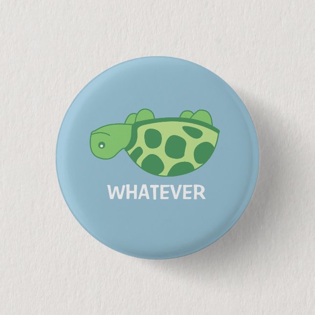 Badge Rond 2,50 Cm Quelque tortue (Devant)