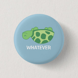 Badge Rond 2,50 Cm Quelque tortue