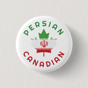 Badge Rond 2,50 Cm Racines canadiennes