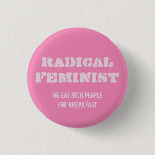Badge Rond 2,50 Cm Radical Feminist Button