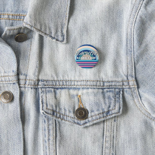 Badge Rond 2,50 Cm Rainbow Teaching est un travail de coeur